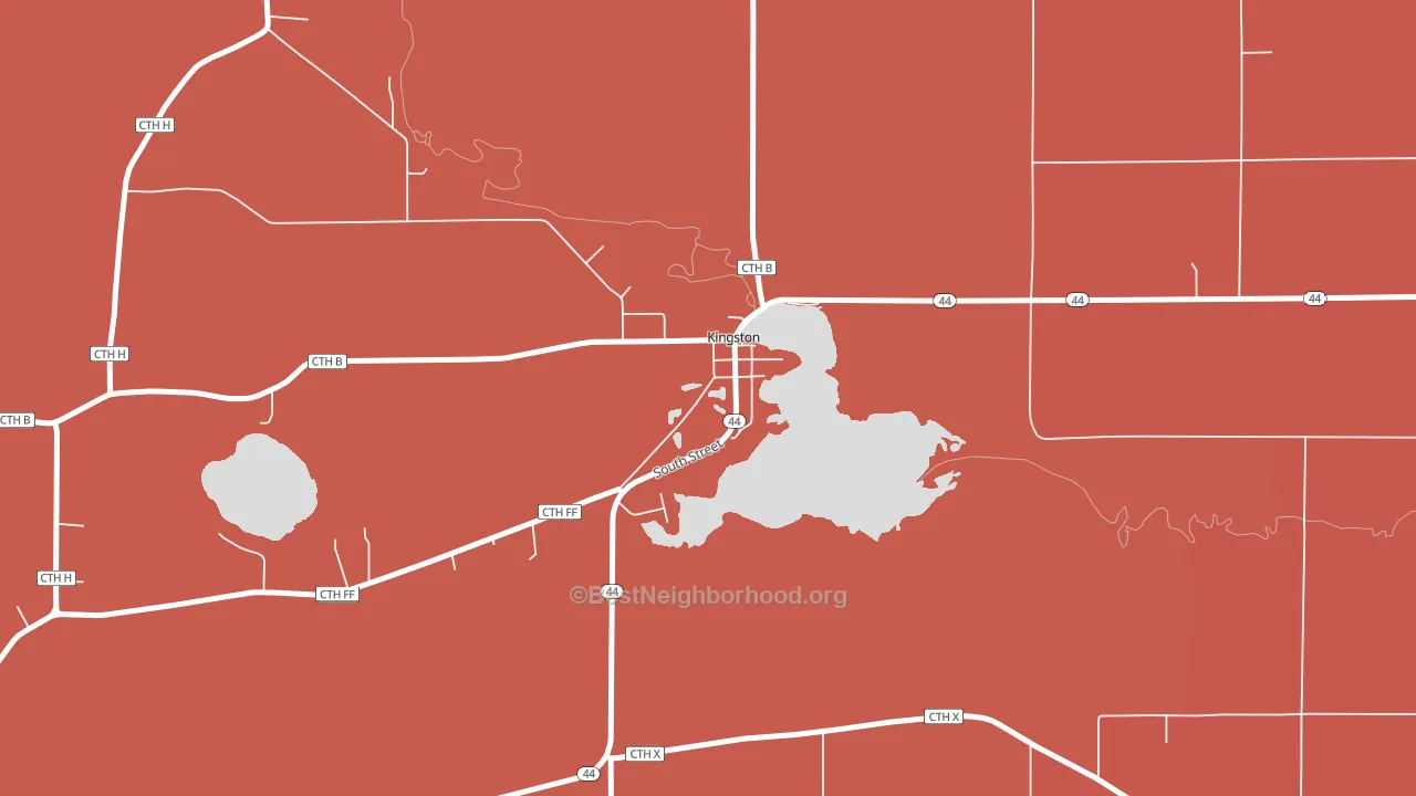 53939, WI block-group political-lean map
