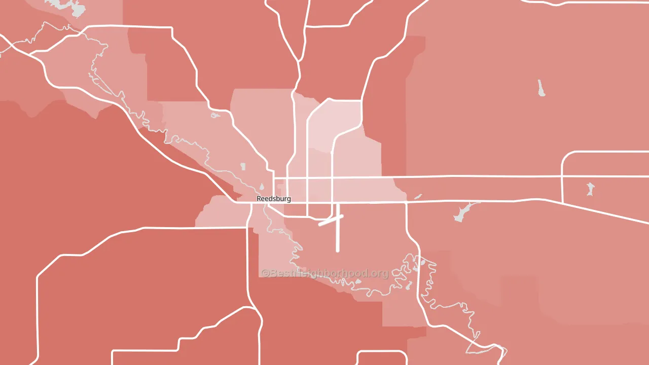 53959, WI block-group political-lean map
