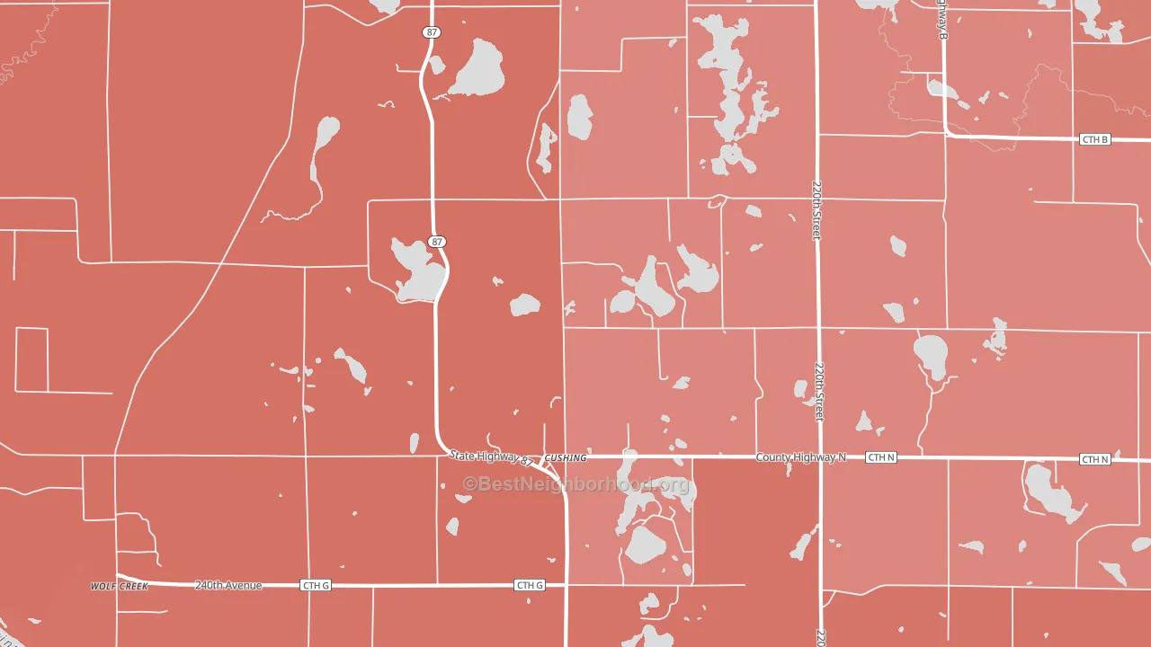 54006, WI block-group political-lean map