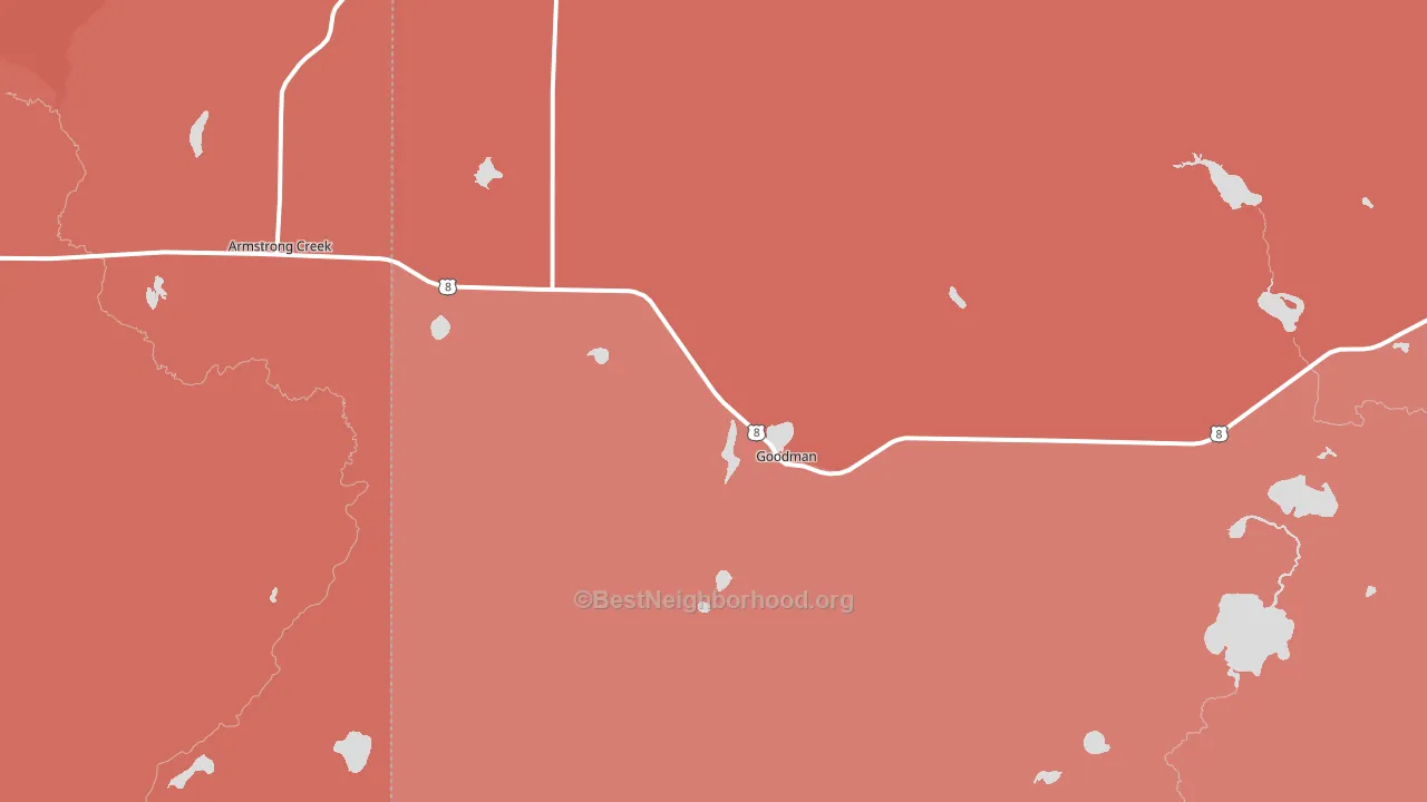 54125, WI block-group political-lean map