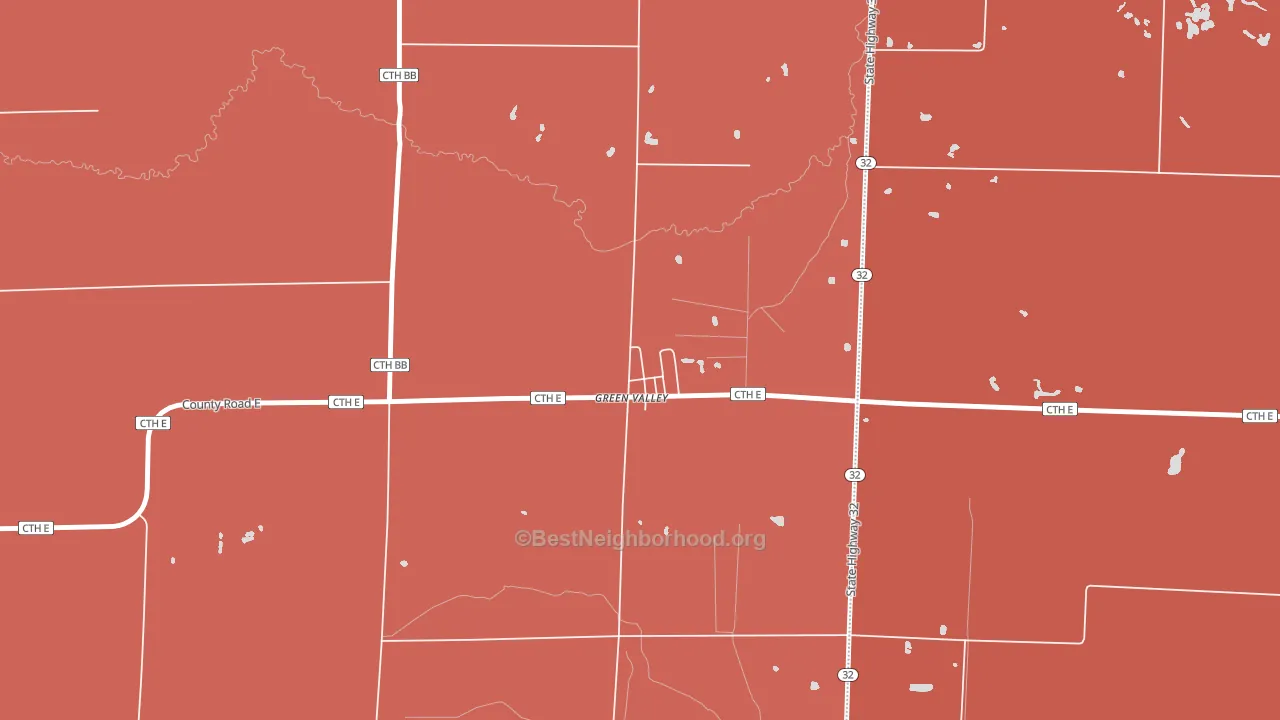 54127, WI block-group political-lean map
