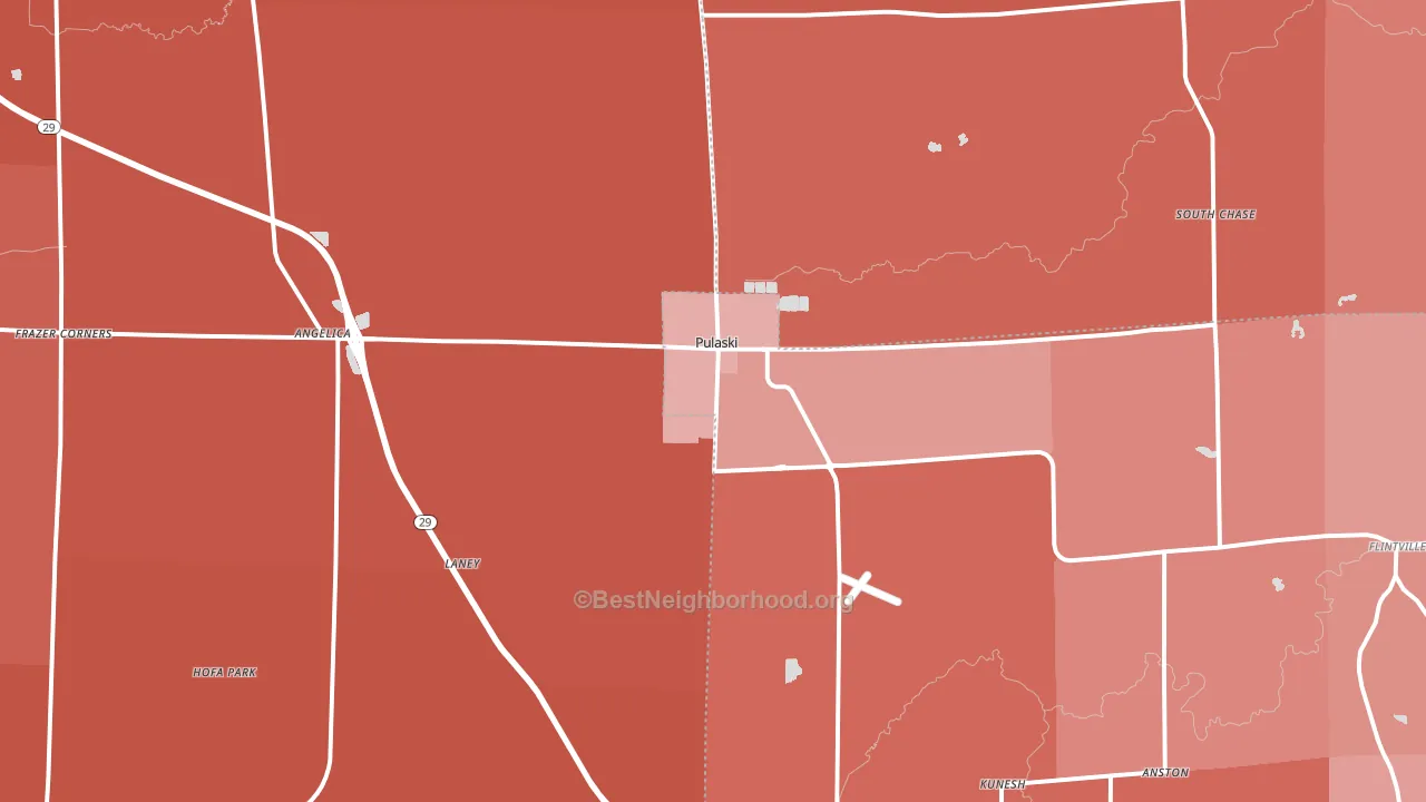 54162, WI block-group political-lean map