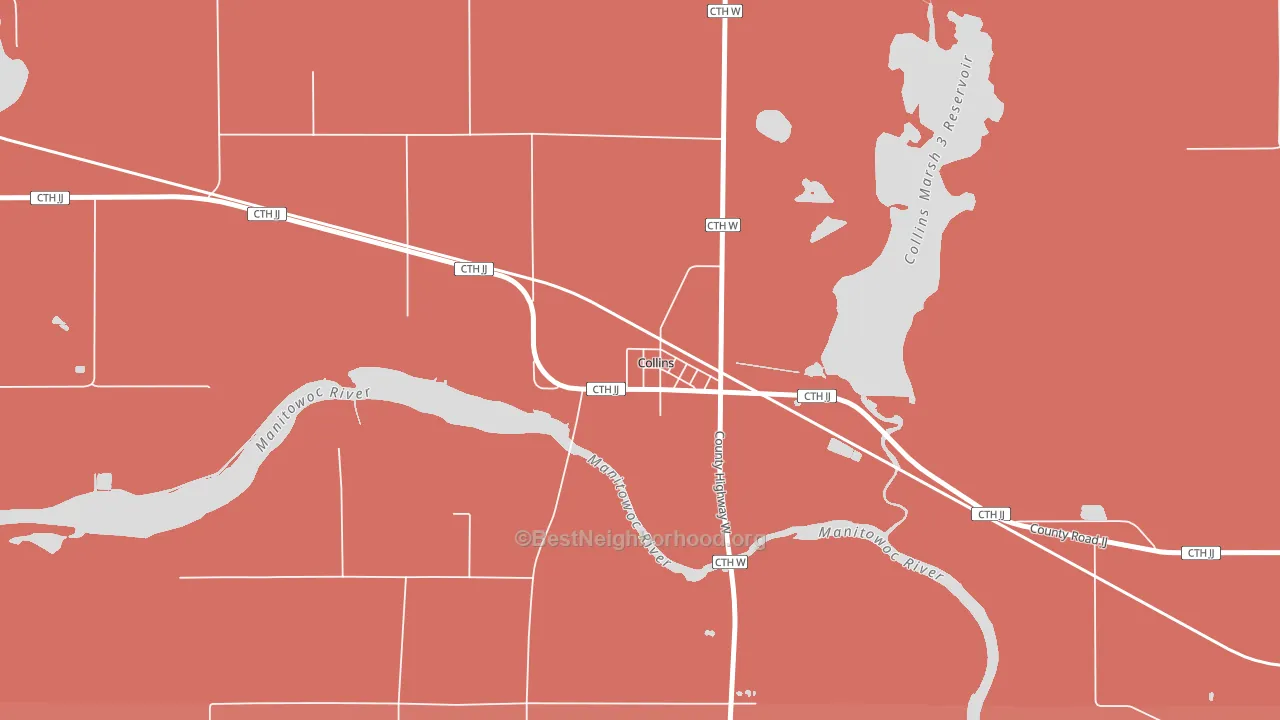 54207, WI block-group political-lean map