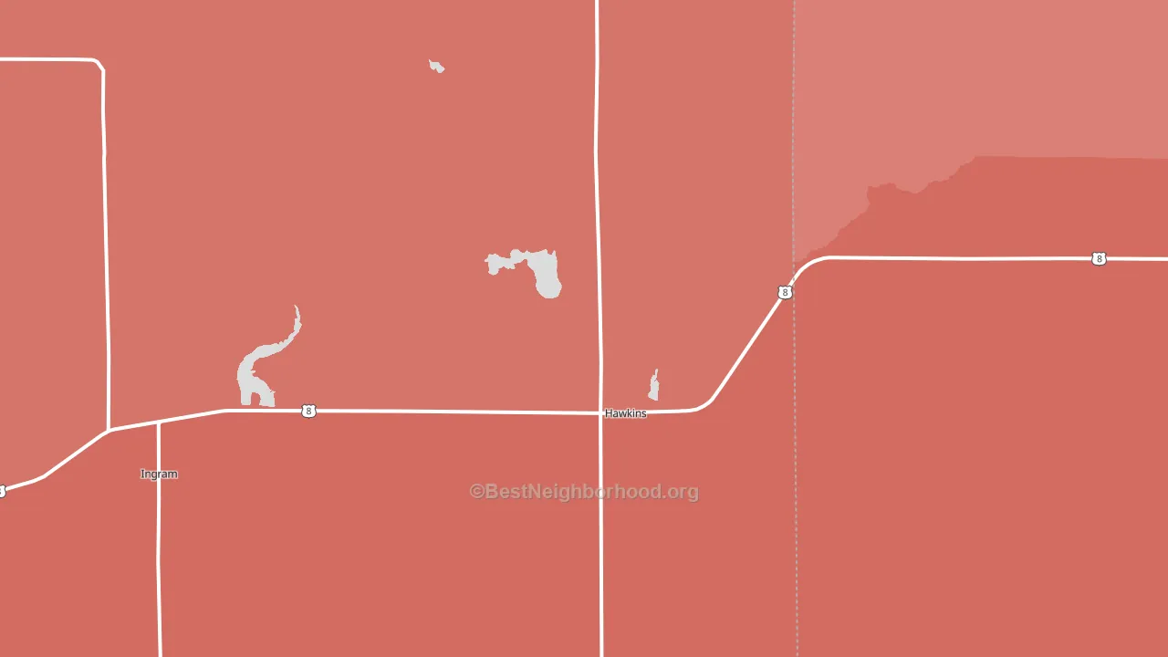 54530, WI block-group political-lean map