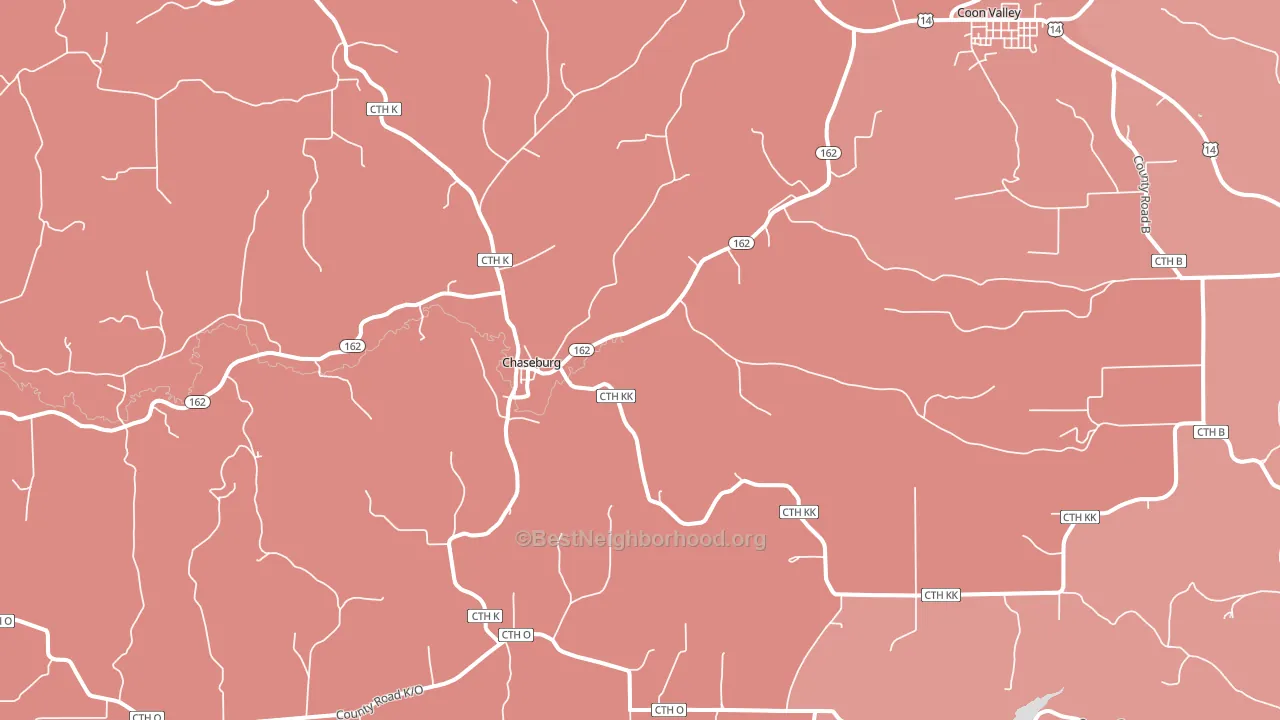 54621, WI block-group political-lean map