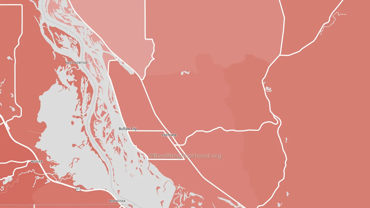 54622, WI block-group political-lean map