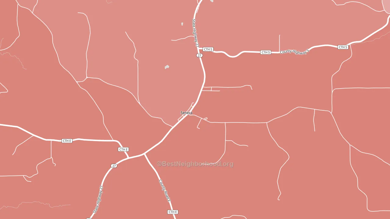 54654, WI block-group political-lean map