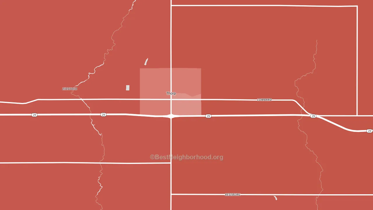54771, WI block-group political-lean map