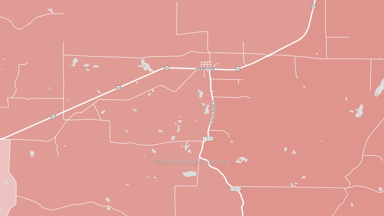 54839, WI block-group political-lean map