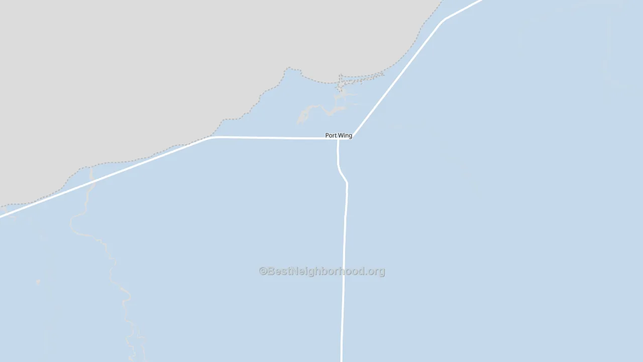 54865, WI block-group political-lean map