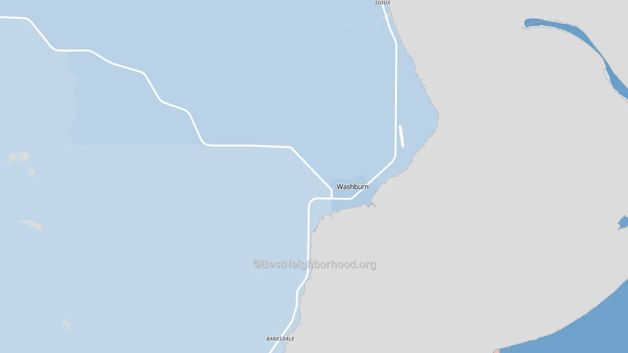54891, WI block-group political-lean map
