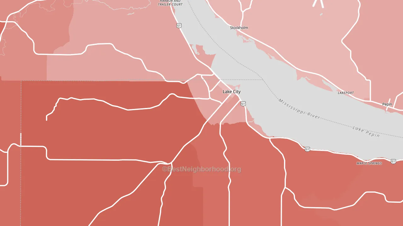 55041, MN block-group political-lean map