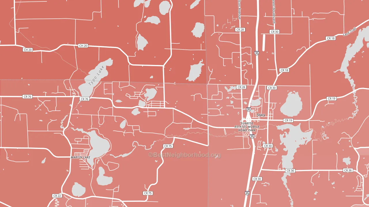 55079, MN block-group political-lean map