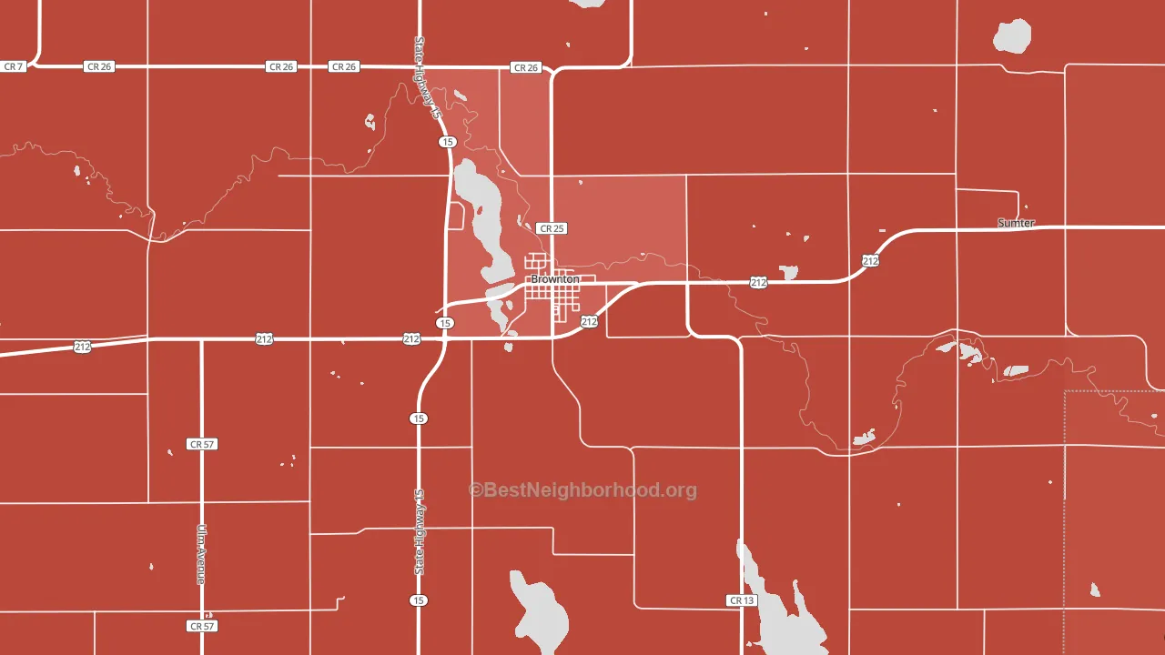 55312, MN block-group political-lean map