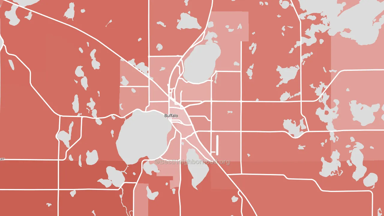 55313, MN block-group political-lean map