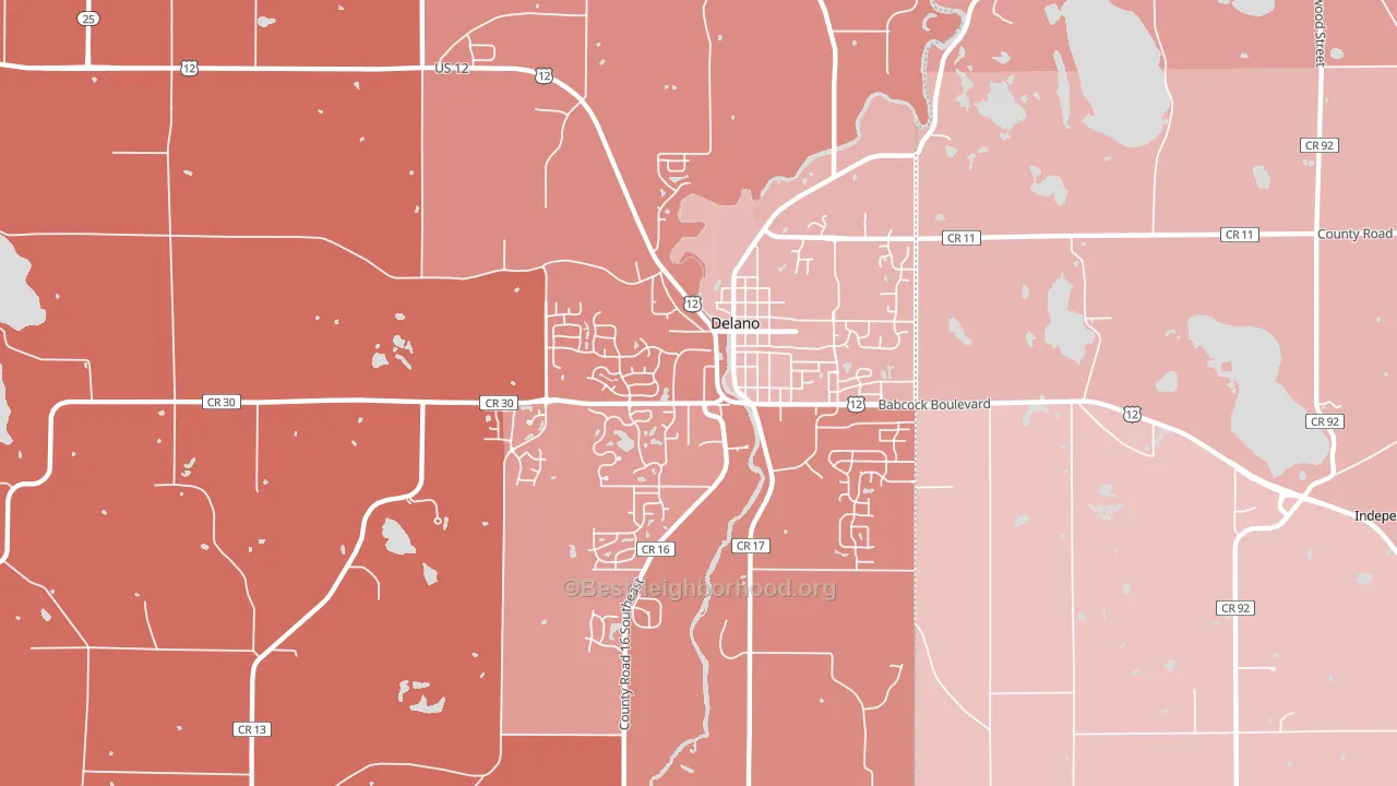 55328, MN block-group political-lean map