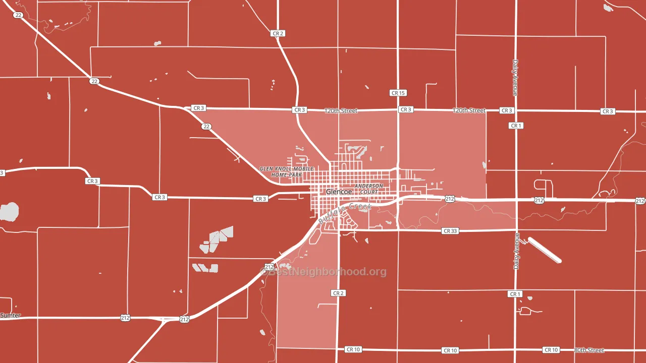 55336, MN block-group political-lean map