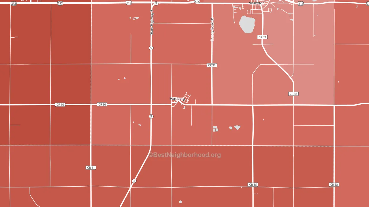 55339, MN block-group political-lean map