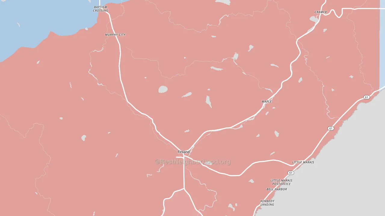 55603, MN block-group political-lean map