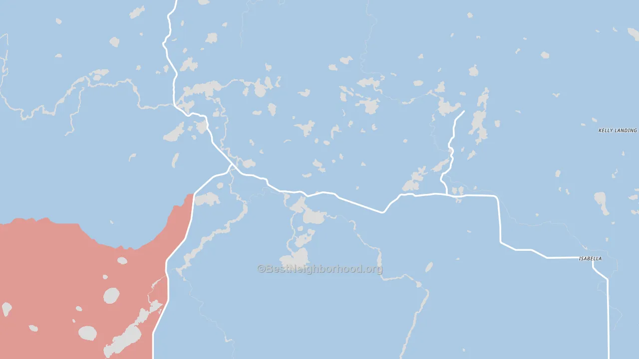 55607, MN block-group political-lean map