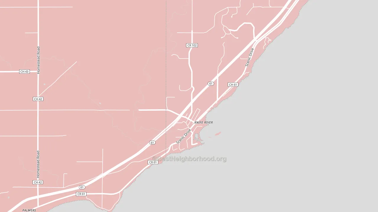 55609, MN block-group political-lean map