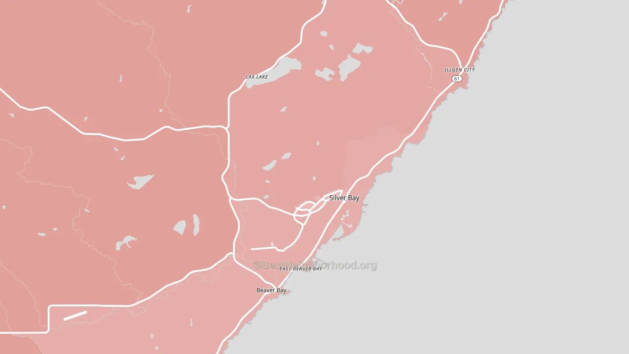55614, MN block-group political-lean map
