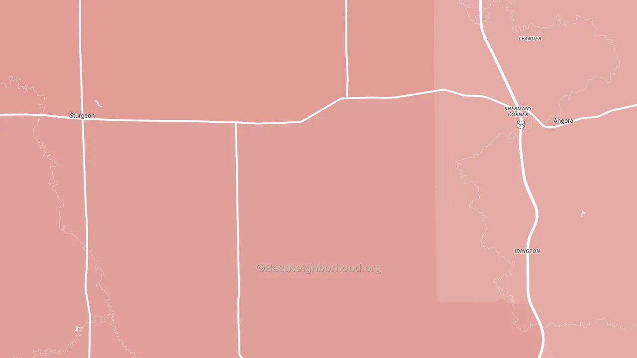 55703, MN block-group political-lean map