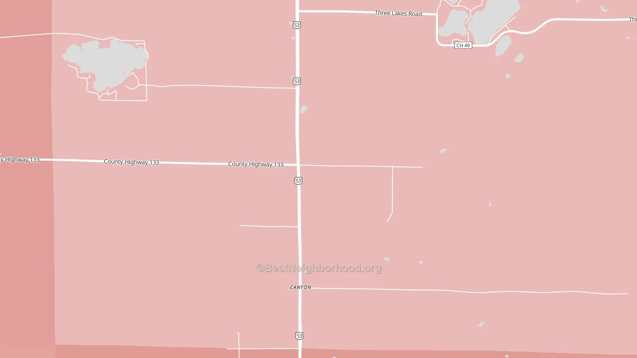 55717, MN block-group political-lean map