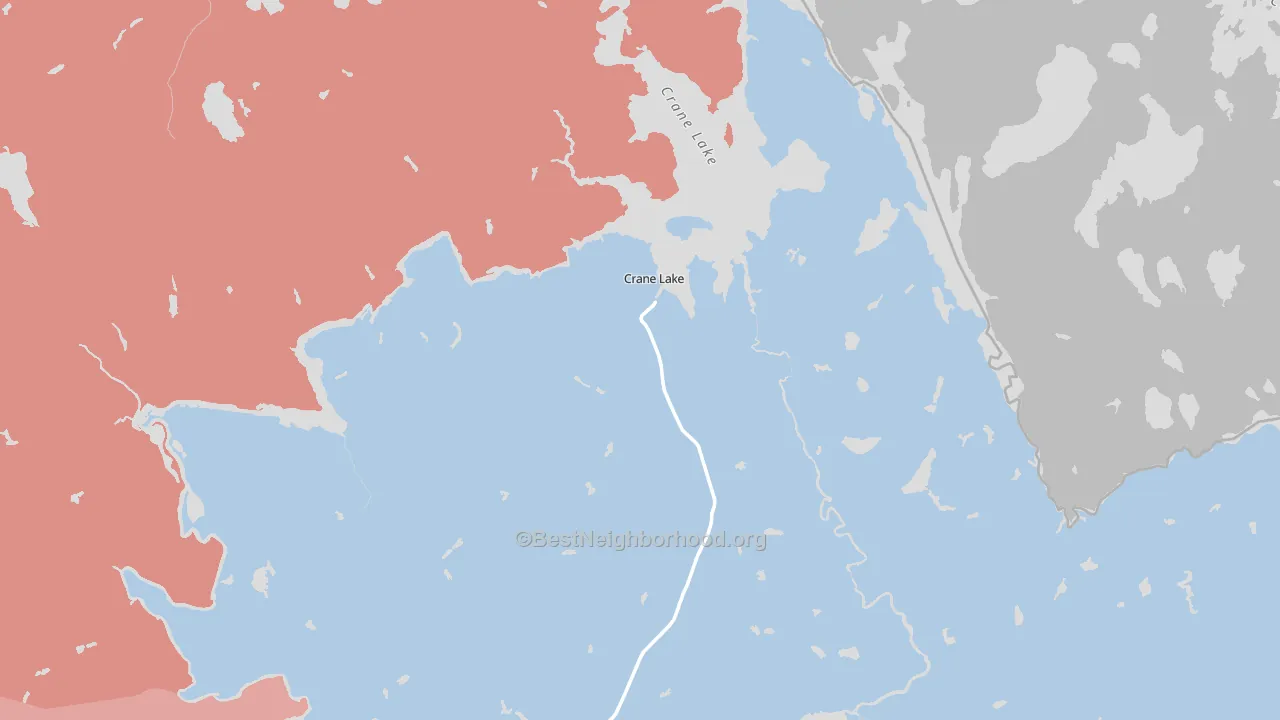 55725, MN block-group political-lean map