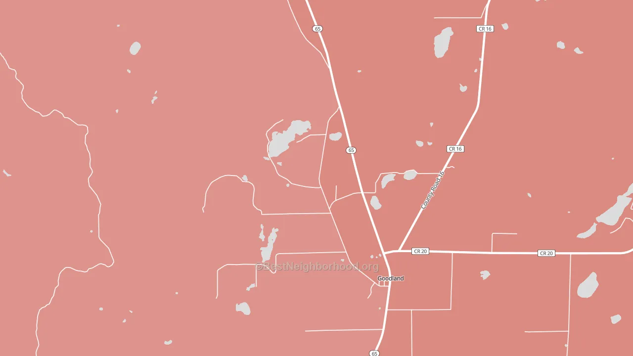 55742, MN block-group political-lean map