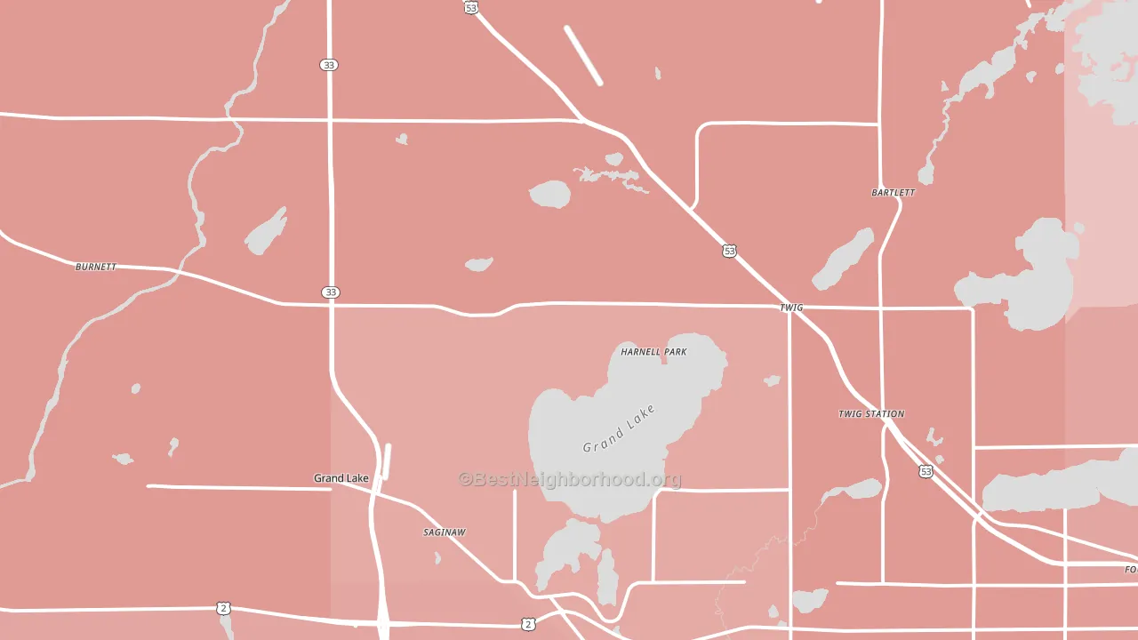 55779, MN block-group political-lean map