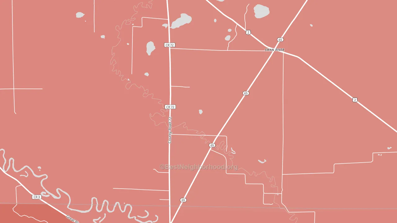 55784, MN block-group political-lean map