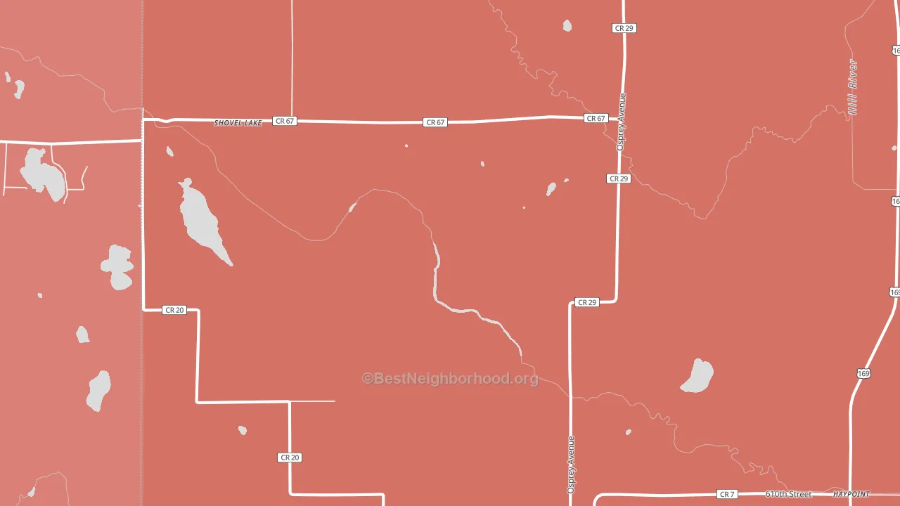 55785, MN block-group political-lean map