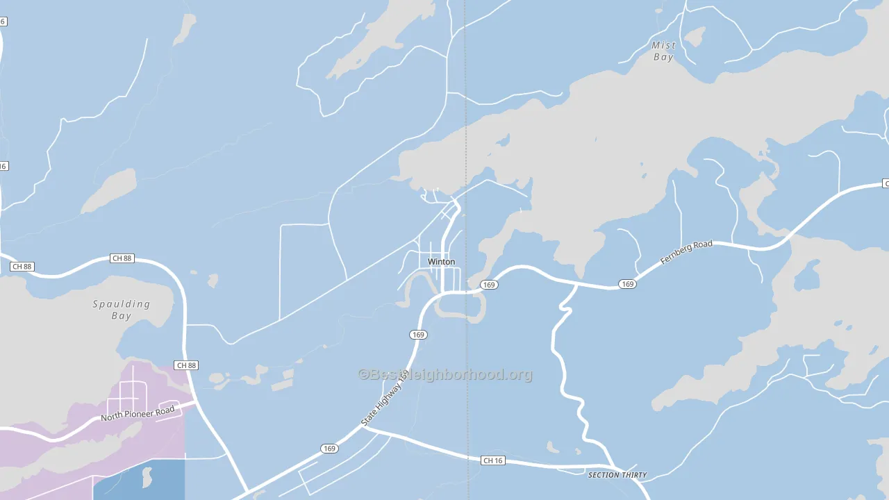 55796, MN block-group political-lean map
