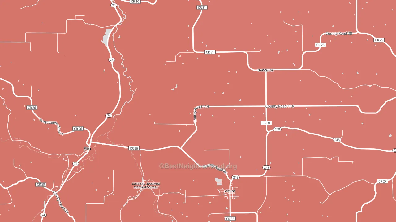 55910, MN block-group political-lean map