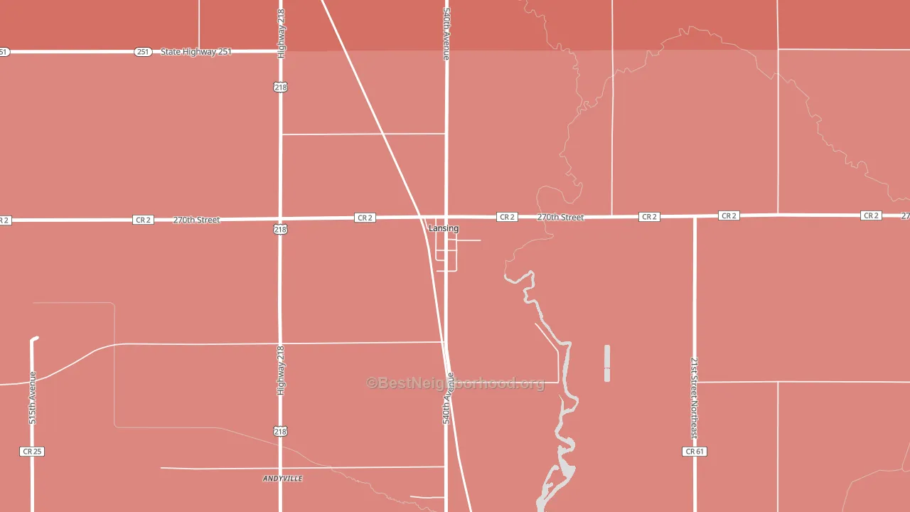 55950, MN block-group political-lean map