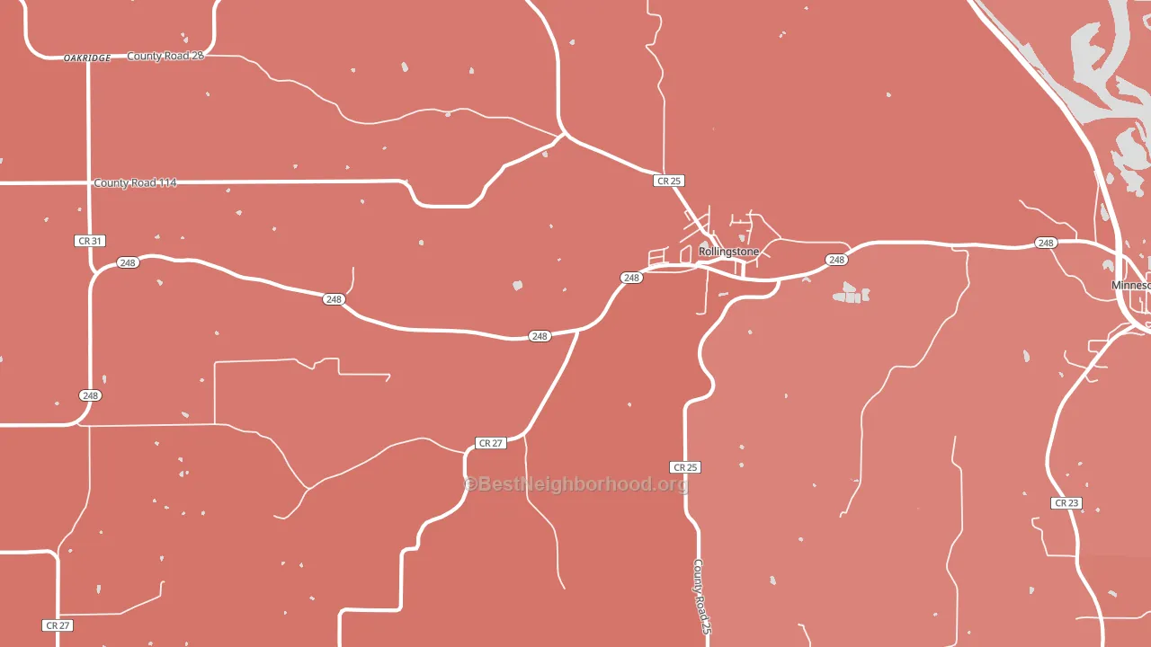 55969, MN block-group political-lean map