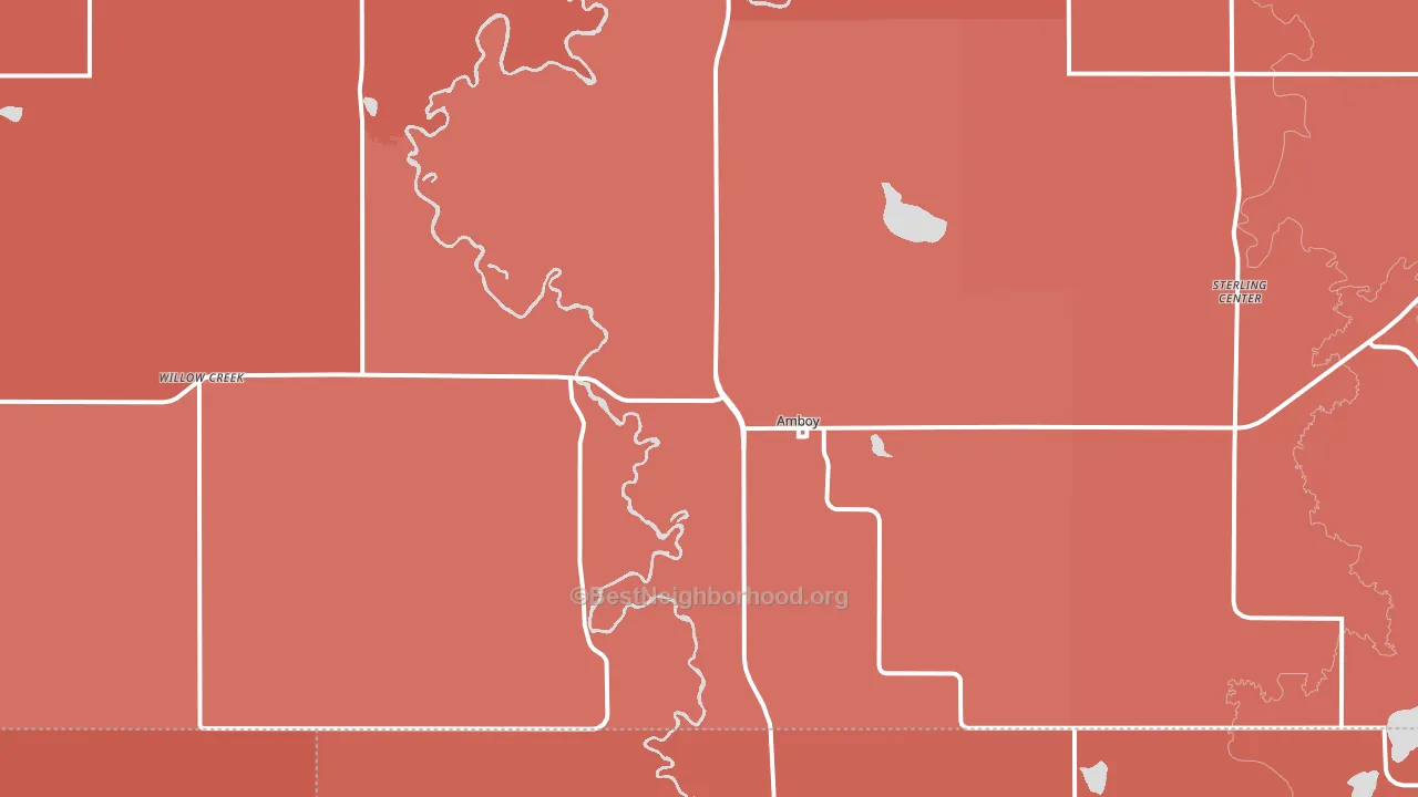 56010, MN block-group political-lean map