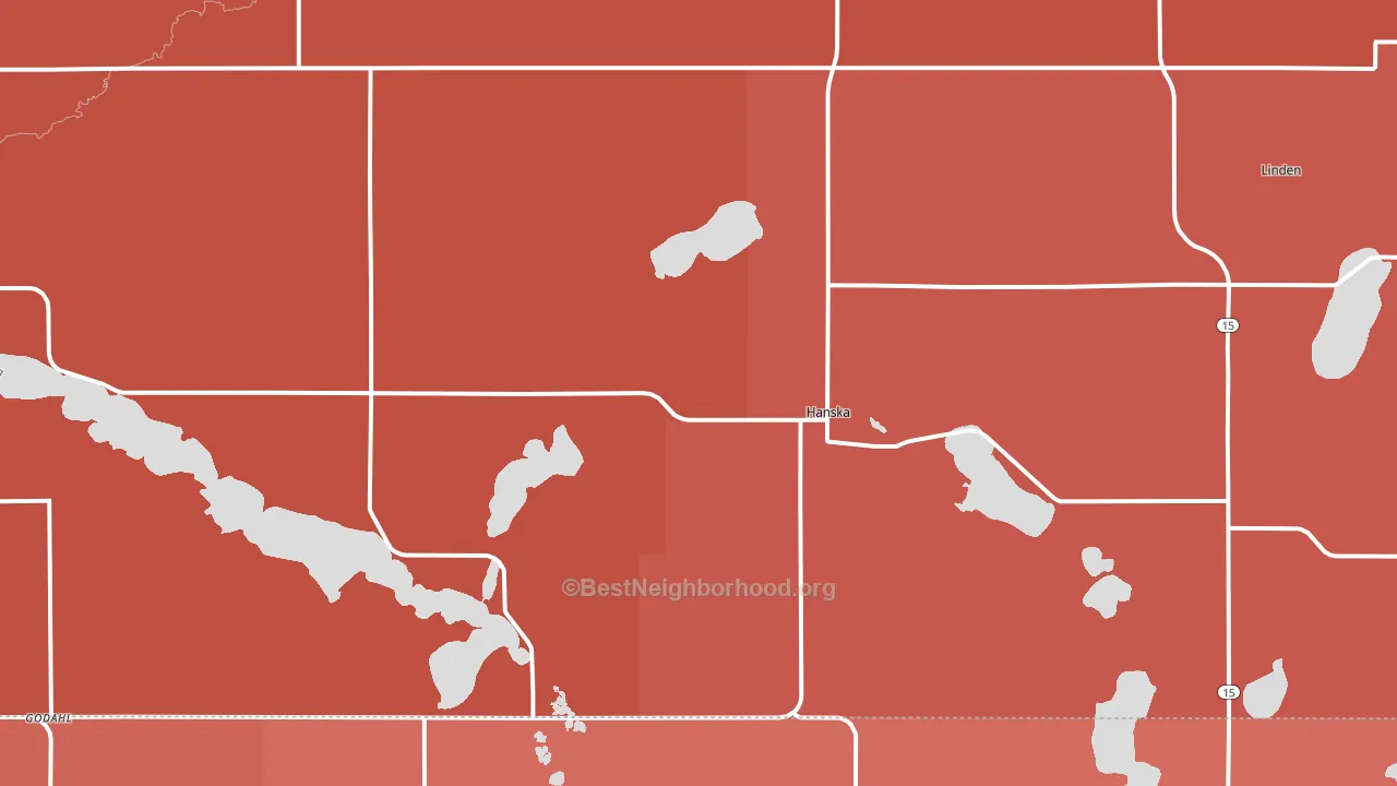 56041, MN block-group political-lean map