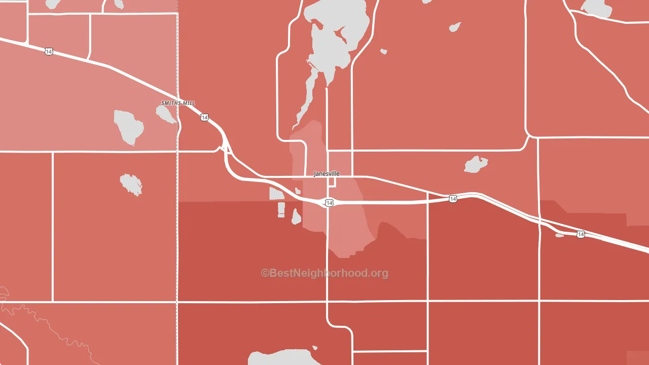 56048, MN block-group political-lean map