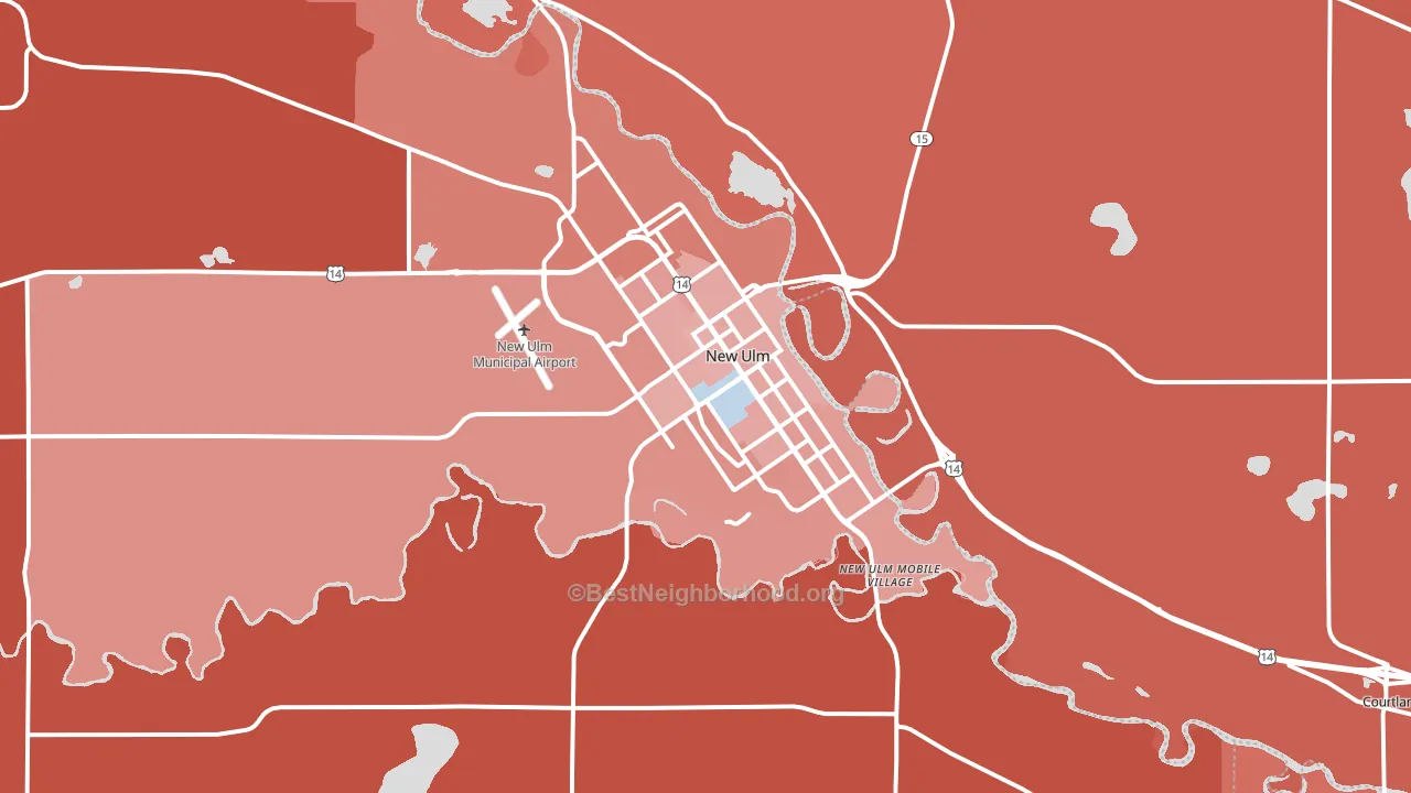 56073, MN block-group political-lean map