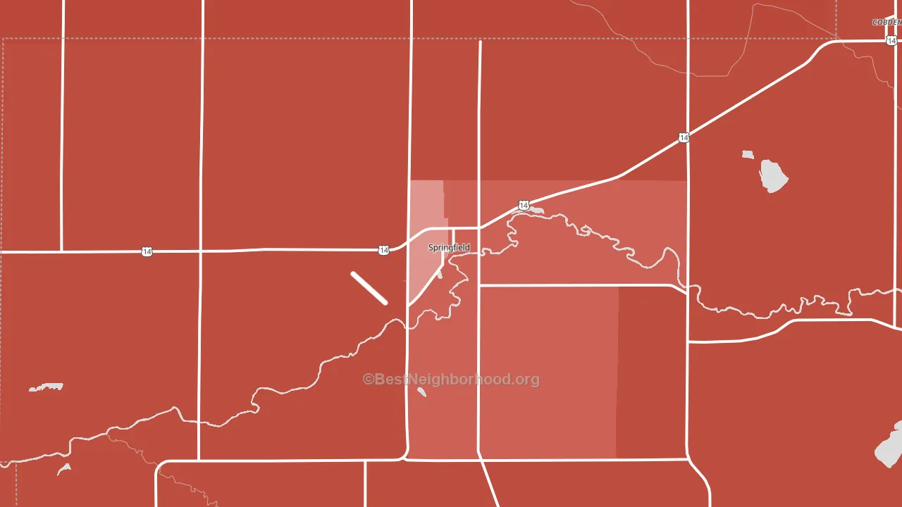 56087, MN block-group political-lean map