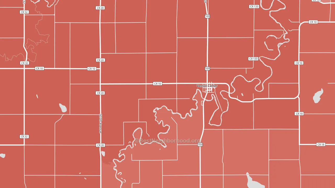 56090, MN block-group political-lean map
