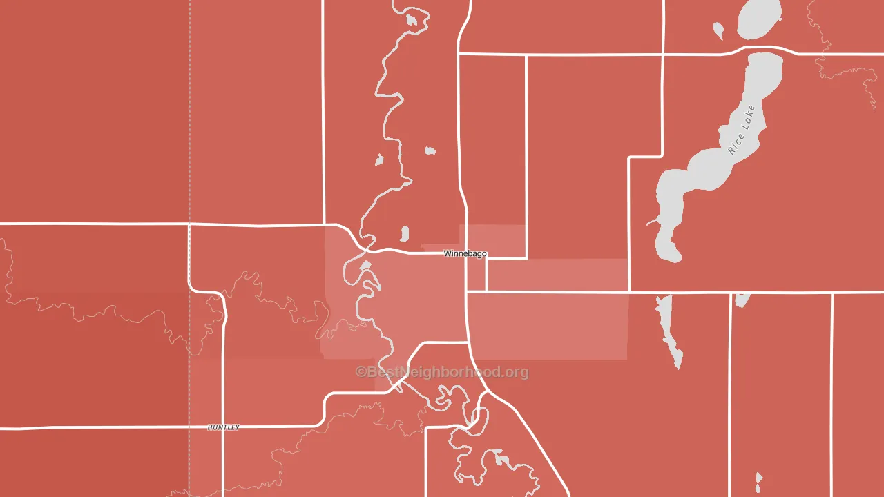 56098, MN block-group political-lean map