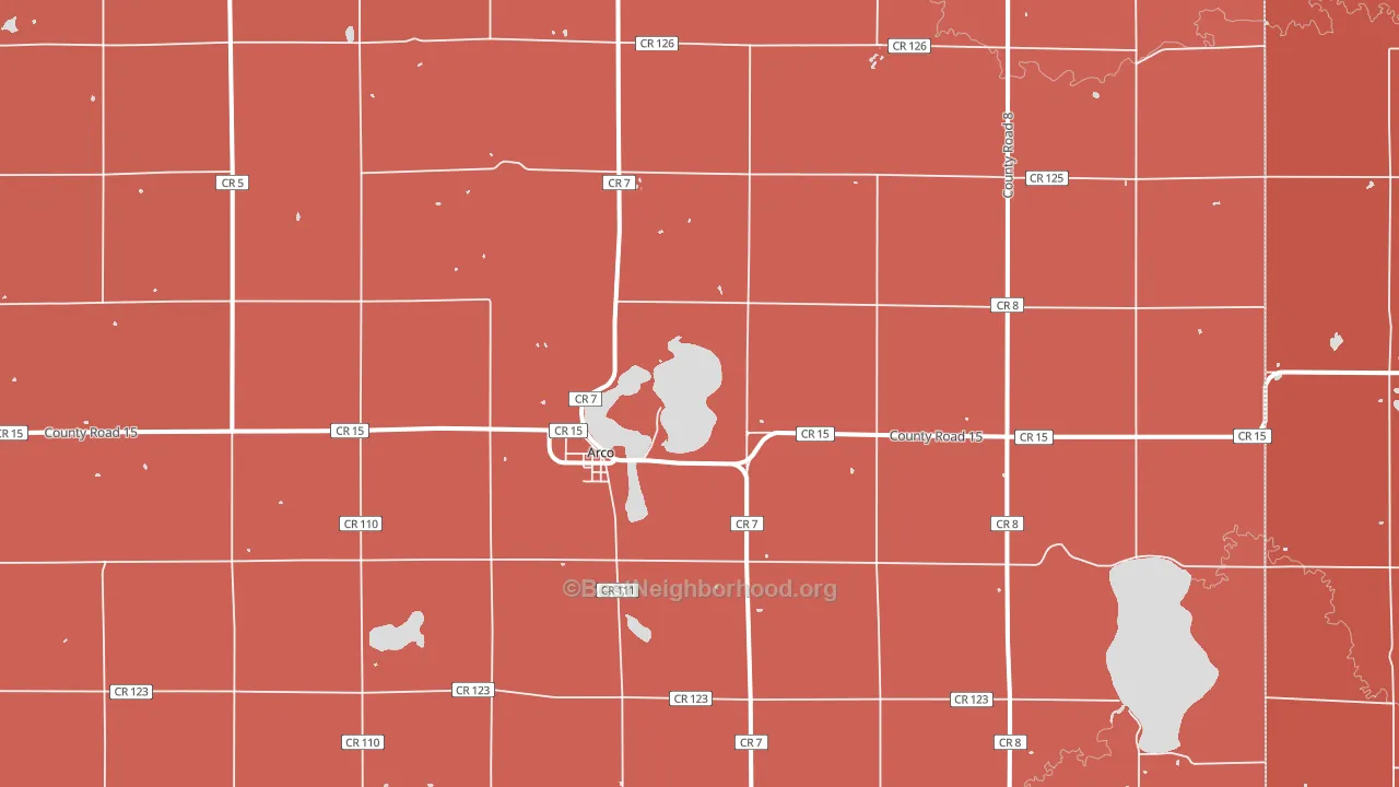 56113, MN block-group political-lean map