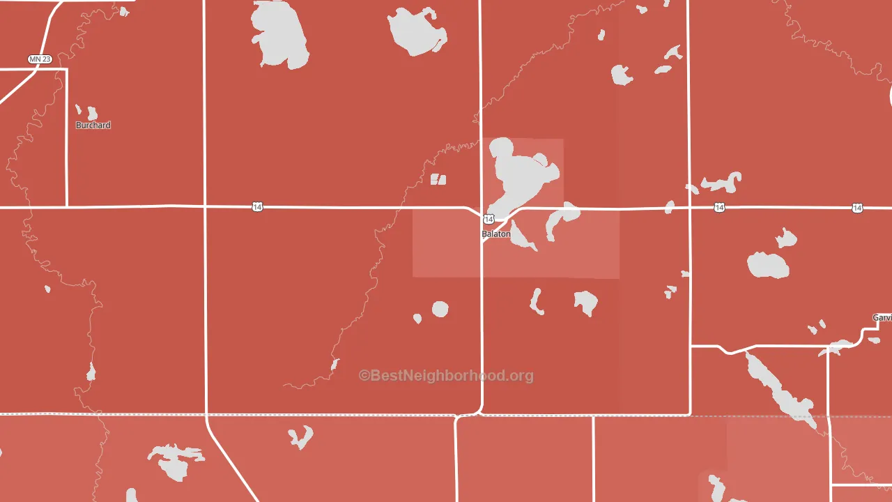56115, MN block-group political-lean map