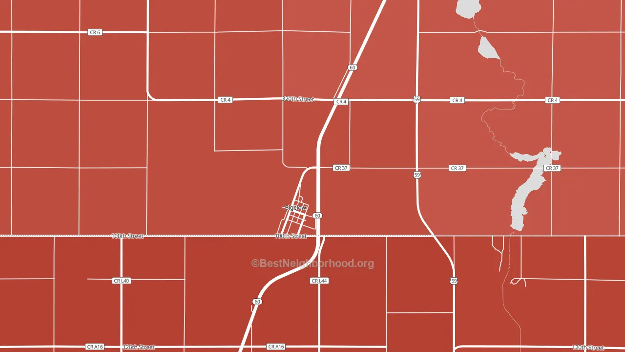 56117, MN block-group political-lean map