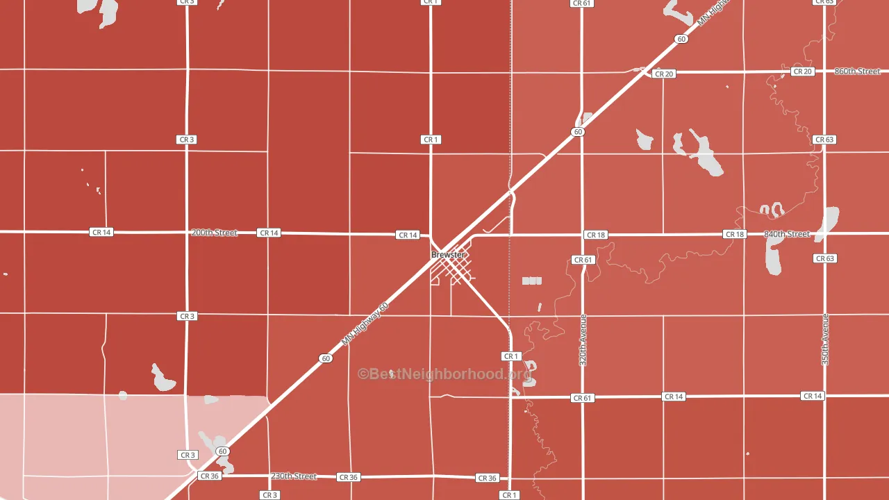 56119, MN block-group political-lean map