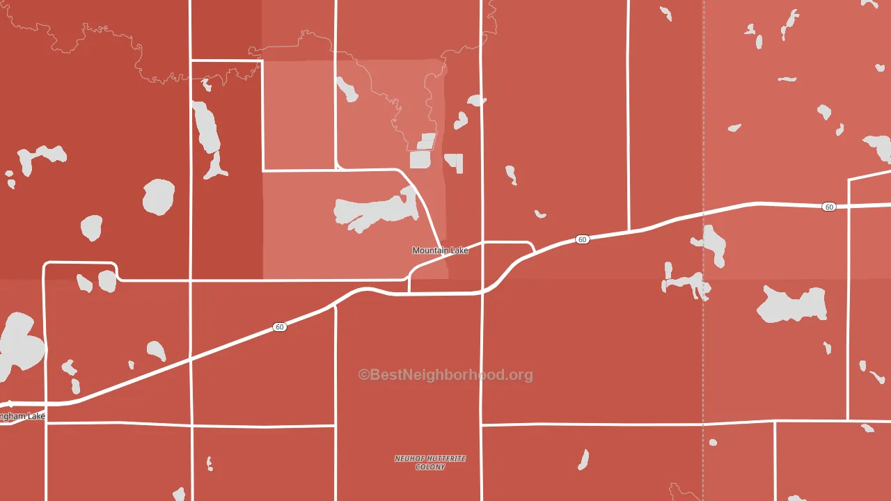 56159, MN block-group political-lean map
