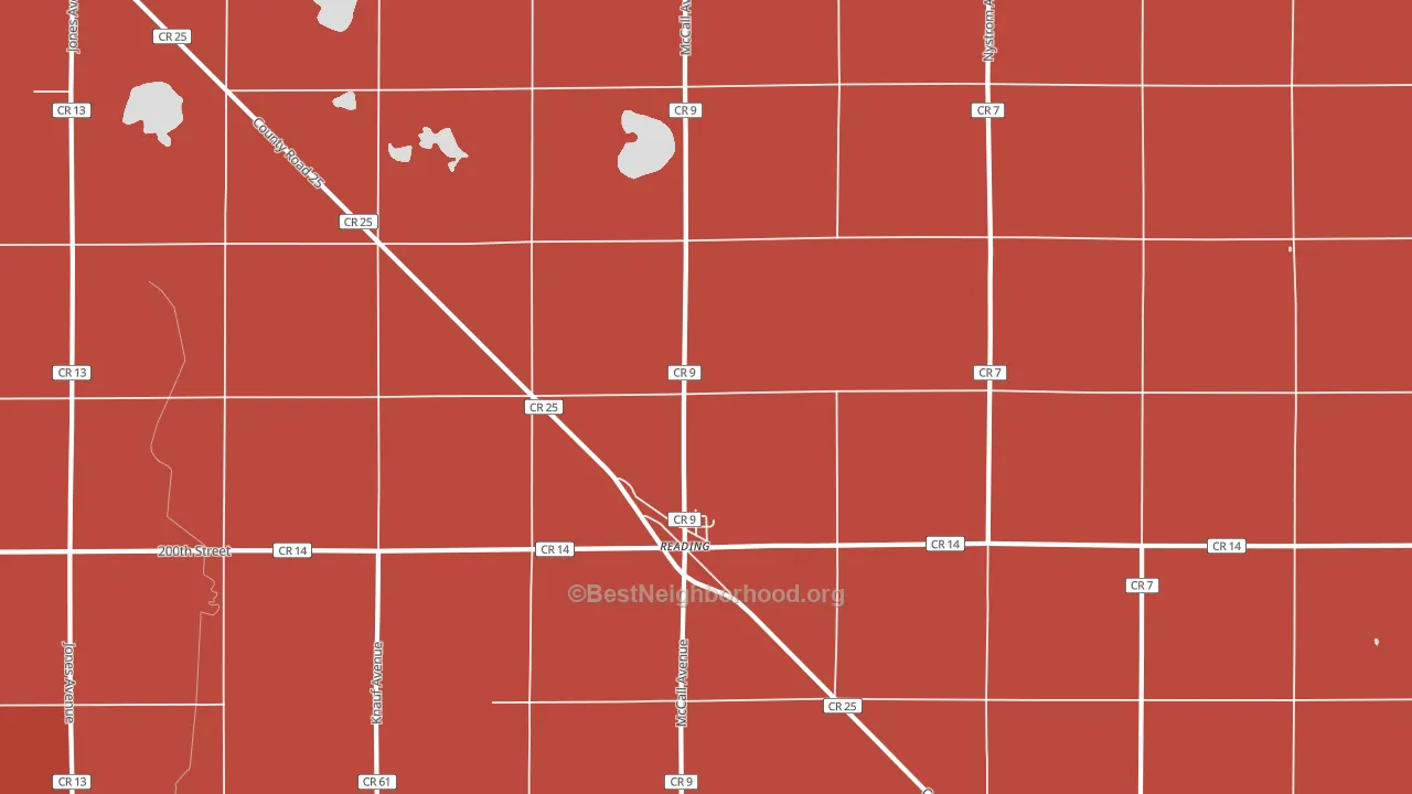 56165, MN block-group political-lean map